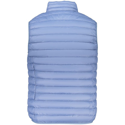 Blue Polyester Men's Jacket