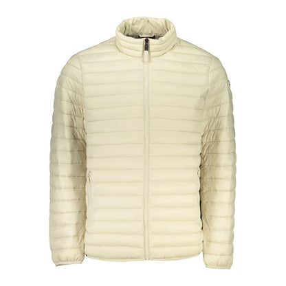 Beige Polyamide Men's Jacket
