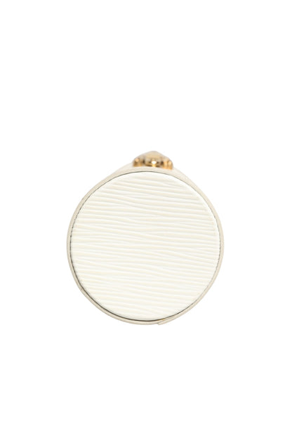 Travel Case White Epi Leather