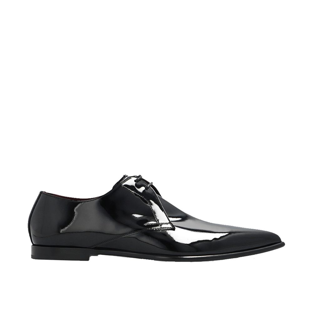 Black Calfskin Oxfords And Derbies