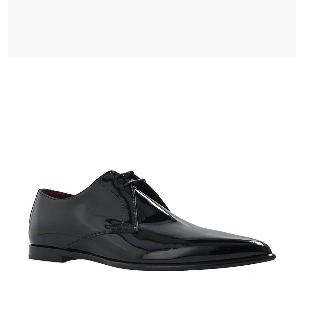 Black Calfskin Oxfords And Derbies