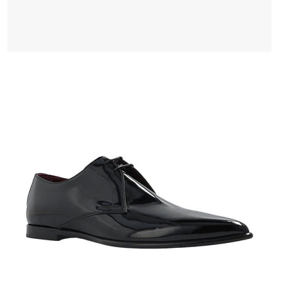 Black Calfskin Oxfords And Derbies