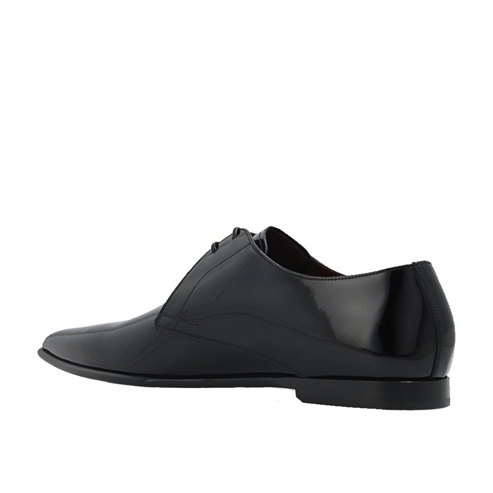 Black Calfskin Oxfords And Derbies