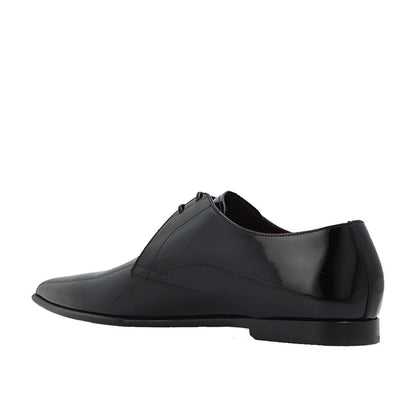 Black Calfskin Oxfords And Derbies