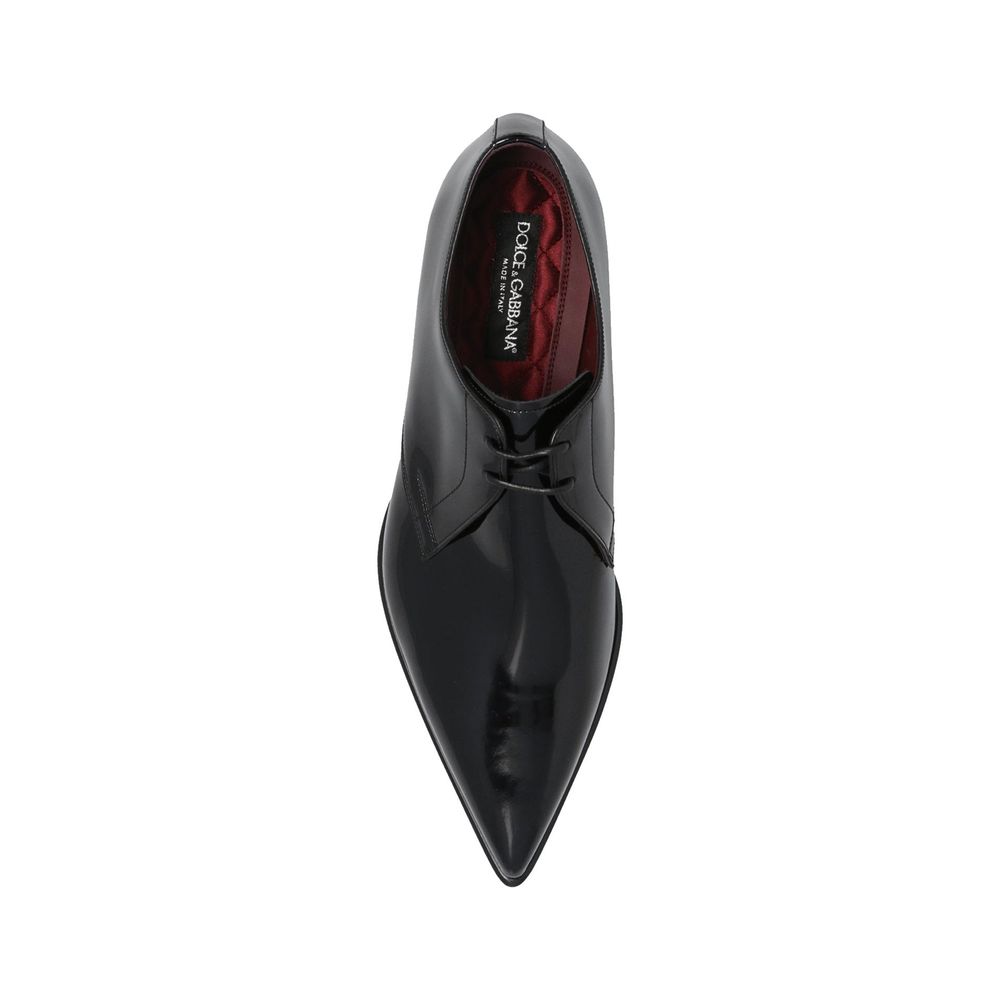 Black Calfskin Oxfords And Derbies