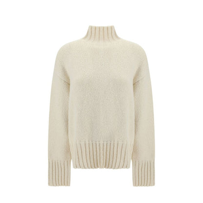 White Silk Sweatshirt