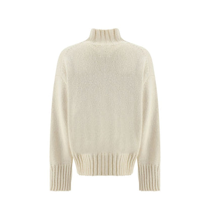 White Silk Sweatshirt