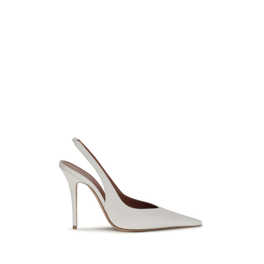 White Lamb Ovis Aries Aries High Heel Pumps