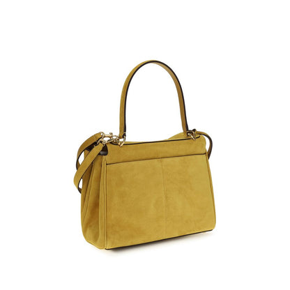 Beige Calf Leather Bos Taurus Handbag