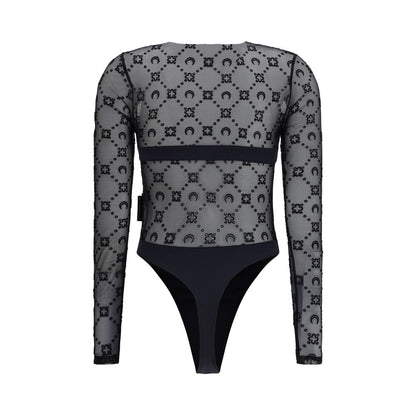 Black Polyamide Bodysuit