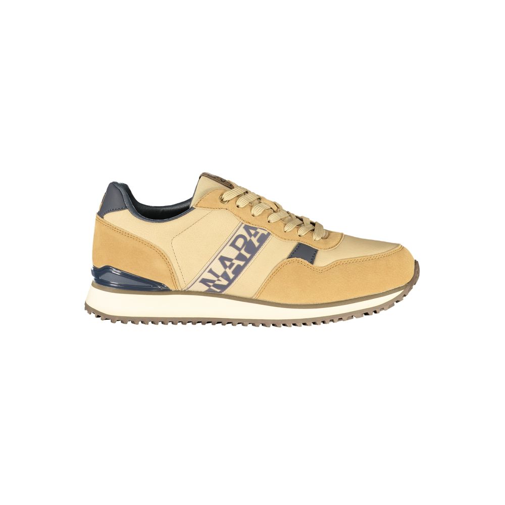 Brown Fabric Men's Sneaker
