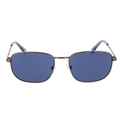 Gray Metal Sunglasses