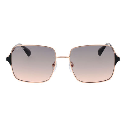 Rose Gold Metal Sunglasses