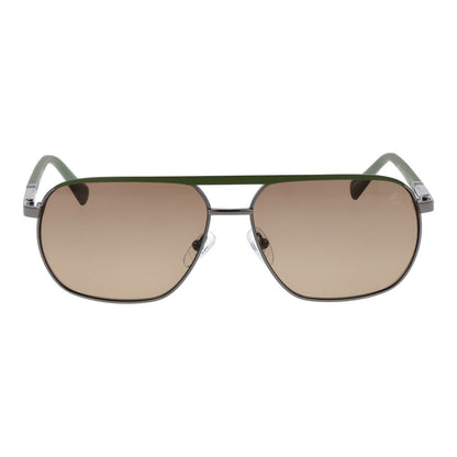 Gray Metal Sunglasses