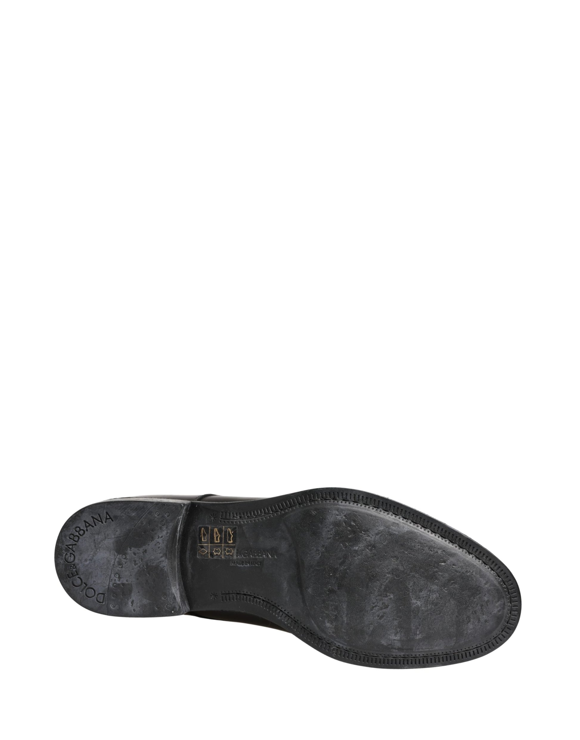 Black Calfskin Leather Derby Men Dress Shoes