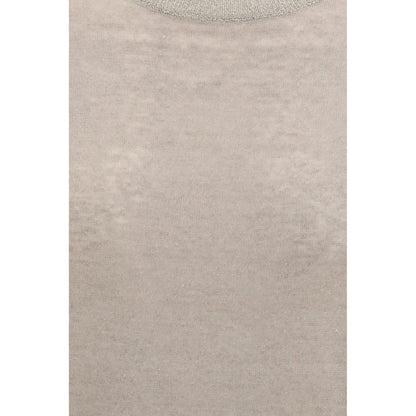 Beige Linen T-Shirt