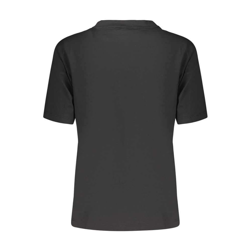 Black Cotton Women's T-Shirt
