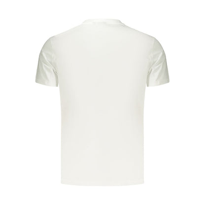 White Cotton Men's T-Shirt