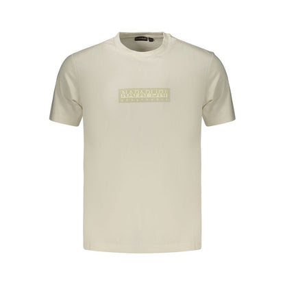 White Cotton Men's T-Shirt