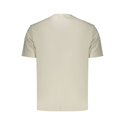 White Cotton Men's T-Shirt