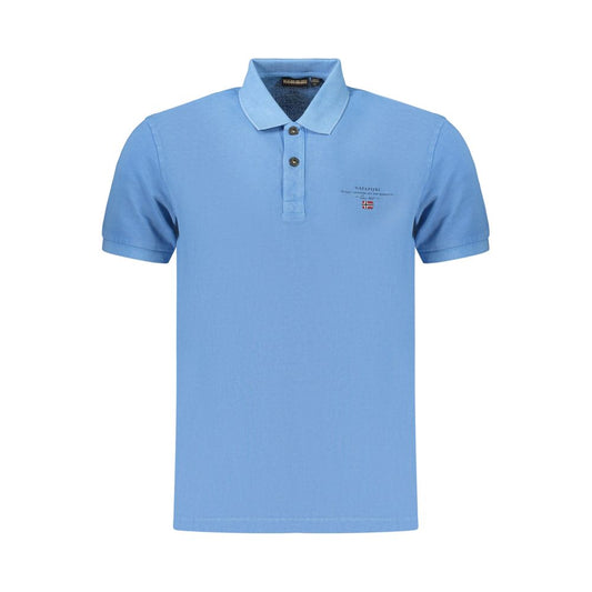 Azzurro Cotton Men's Polo