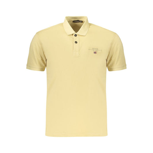 Beige Cotton Men's Polo