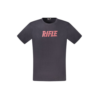 Blue Cotton Men's T-Shirt