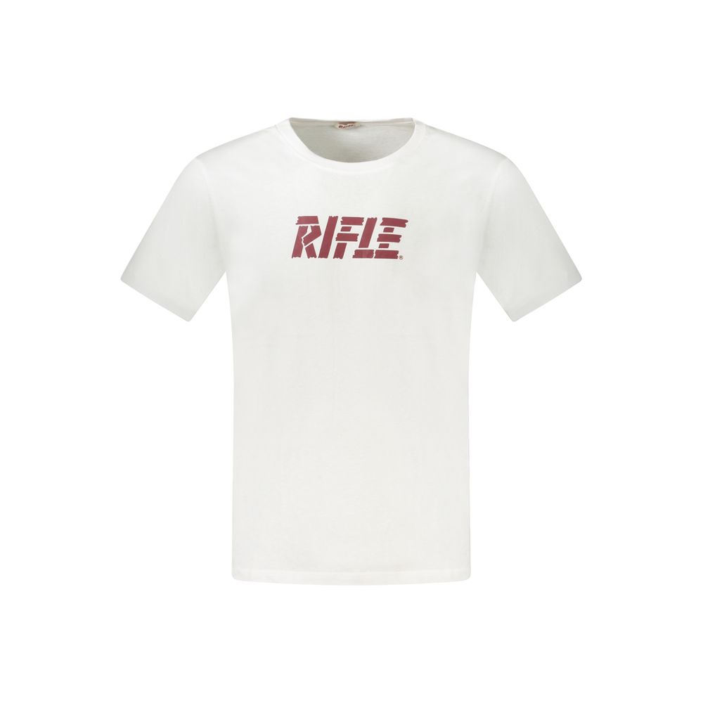 Bianco Cotton Uomo T-Shirt