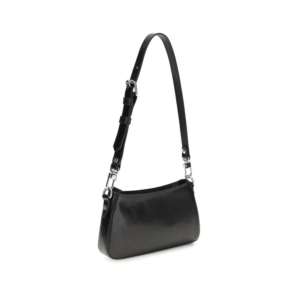 Black Calf Leather Bos Taurus Shoulder Bag