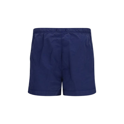 Blue Nylon Short And Mini Shorts