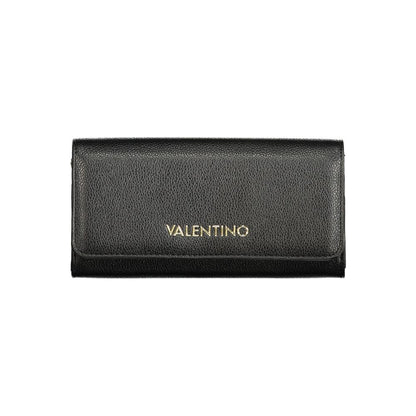 Black Polyurethane Women's Wallet