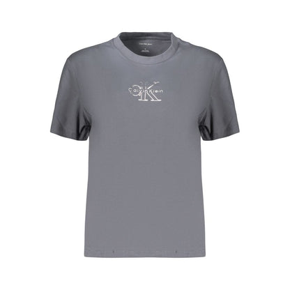 Blue Cotton Women's T-Shirt