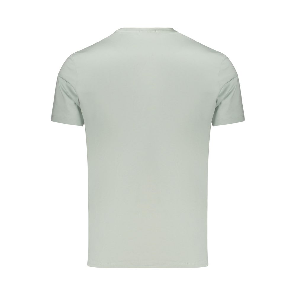 Green Cotton Men's T-Shirt