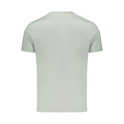 Green Cotton Men's T-Shirt