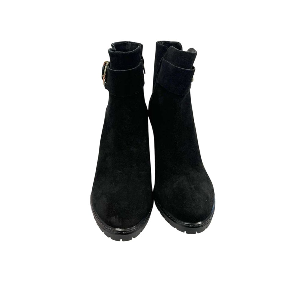 Black Leather Women's Boot
