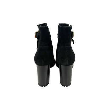 Black Leather Women's Boot