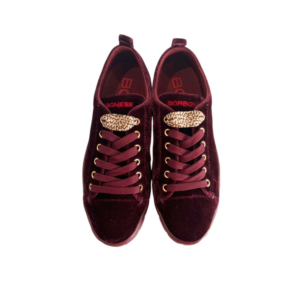 Red Synthetic Women Sneaker