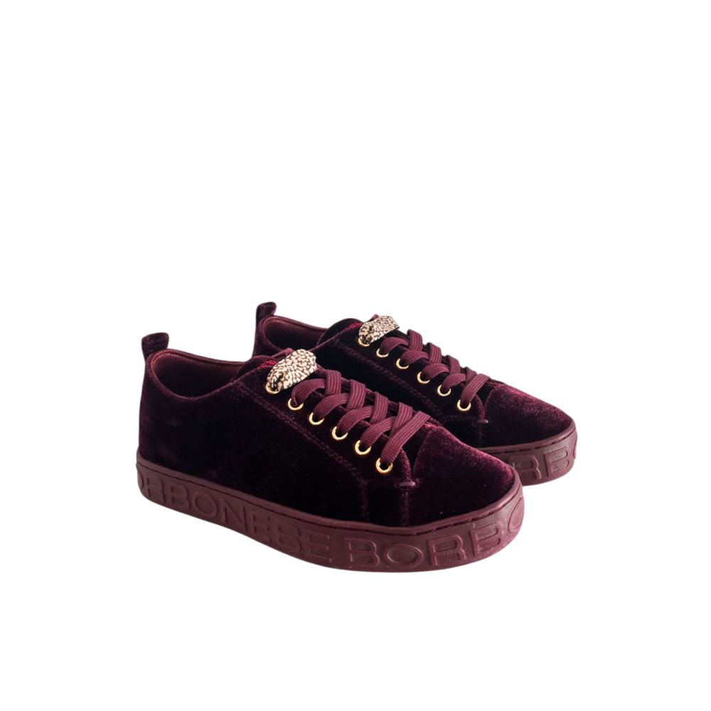 Red Synthetic Women Sneaker