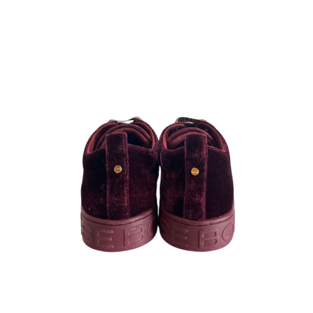 Red Synthetic Women Sneaker