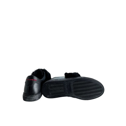 Black Rubber Women's Sneaker