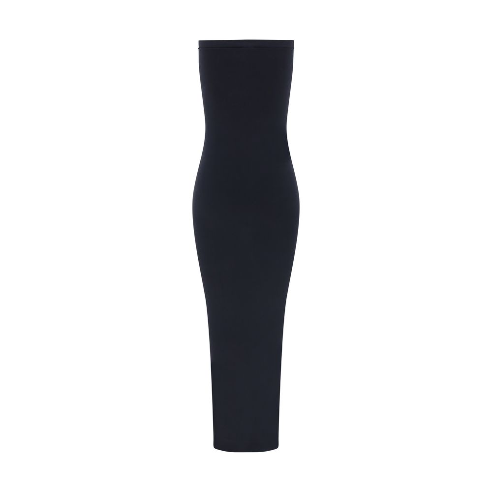 Black Cotton Cocktail Dress