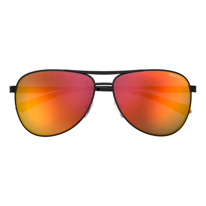 Black Stainless Steel Sunglasses
