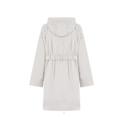 Gray Elastane Coat