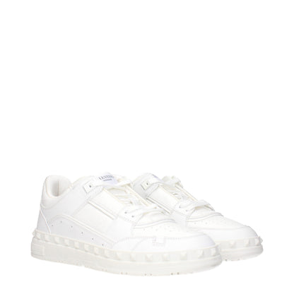White Leather Sneakers