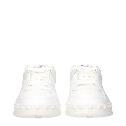 White Leather Sneakers