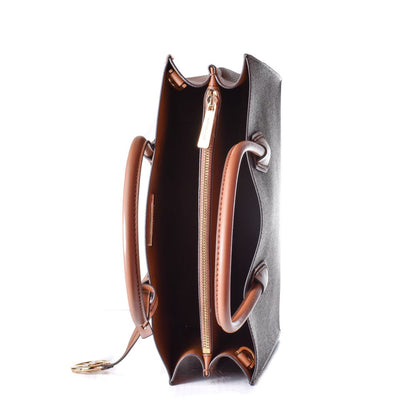 Brown Leather Shoulder Bag