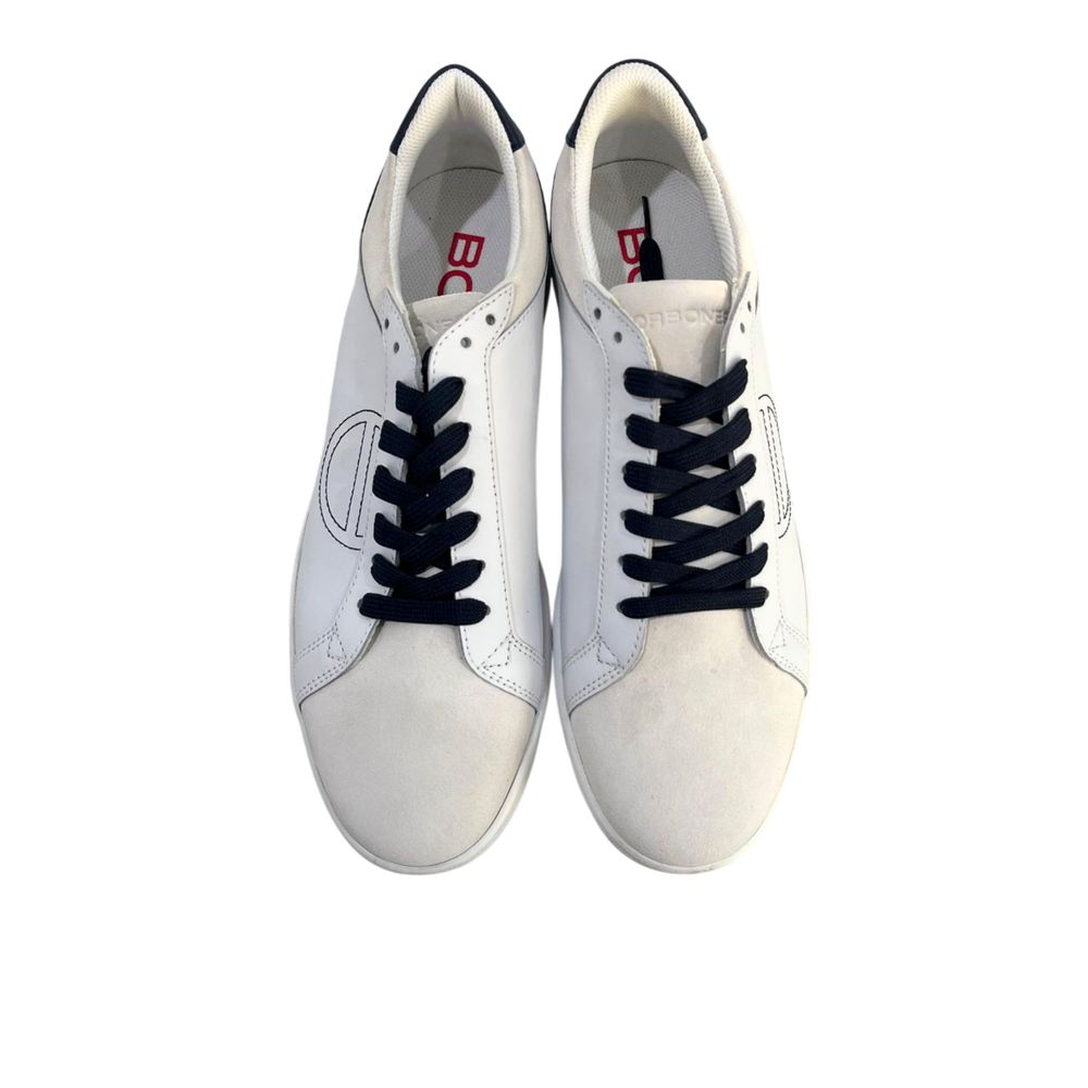 White Leather Men Sneaker