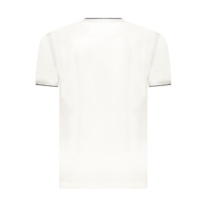 White Cotton Men's T-Shirt
