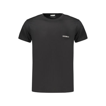 Black Cotton Men's T-Shirt