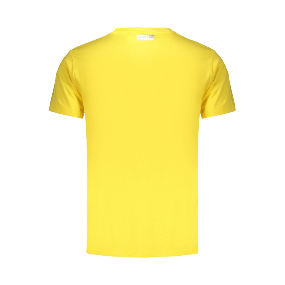 Yellow Cotton Men's T-Shirt
